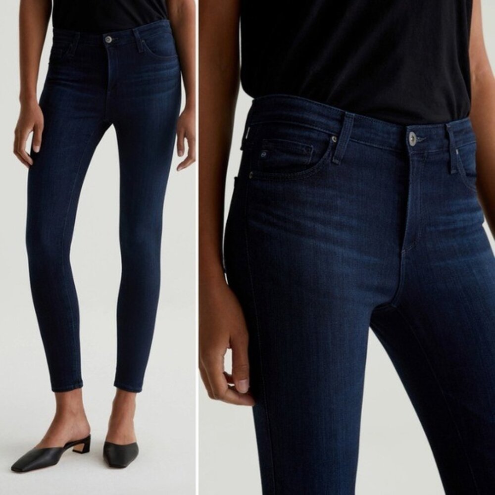 Adriano Goldschmied AG dark wash super skinny ankle leggings 26